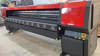Imprimante grand format Locor 3,2 m haute performance avec 4 têtes Konice 512i CMYK 120 m²/h pour impression sur bâche, vinyle et flex
