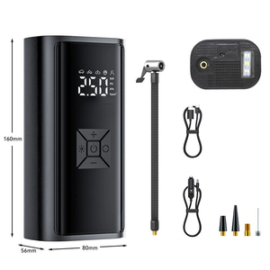 Xách tay thông minh Tire Inflator, LCD hiển thị kỹ thuật số, ngân hàng điện & an toàn cảnh báo ánh sáng, nhanh chóng điện máy bơm không khí cho lốp xe - Product Image 1
