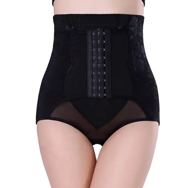 Women Shapewear Butt Lifter Panties High-waisted Double Tummy Control  Knickers Waist