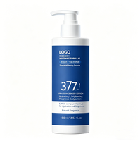 Lotion Corporelle Hydratante Éclaircissante Niacinamide + Céramide + Arbutine, Revitalisant Éclaircissant pour la Peau, Nourrissant de Nuit, 400ml, Parfum Frais