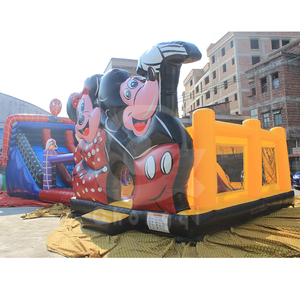 Mickey Mouse Clubhouse Bouncy Castle Trượt Nước Khổng Lồ Inflatable Người Lớn Lâu Đài Bouncer Jumping Castle Inflatable - Product Image 1