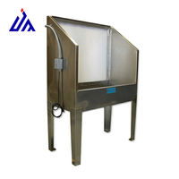 Serigrafi yıkama tankı/ekran Washout Booth ekran yazıcısı çamaşır makinesi manuel LED ışık