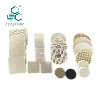 Plaque filtrante en céramique d'alumine poreuse pour isolation thermique, pièces industrielles en céramique pour filtration métallique avec taille personnalisable