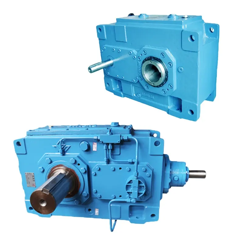 PV Heavy Duty Shaft Mounted low RPM Transmission Speed Reducer Bevel Helical Gearbox