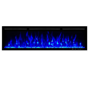 Chimenea Eléctrica Decorativa de Interior con 12 Colores de Llama y 6 Colores de Brillo, con Calefacción - Product Image 3