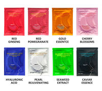 Masques pour les yeux au collagène doré, gel cristallin hydratant et raffermissant, éliminent les cernes, les rides et les poches, masques pour les yeux anti-âge
