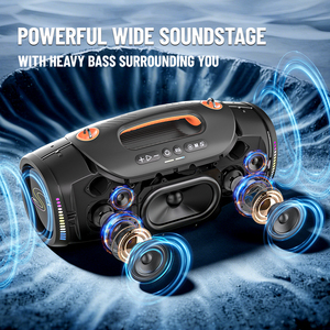 Altavoz Bluetooth SING-E CQS-S666 de 5 Altavoces y Subwoofer de 8 Pulgadas con Micrófono Inalámbrico para <span class=keywords><strong>Karaoke</strong></span> en Casa y Uso en Exteriores - Product Image 2