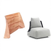 Chaise de salle à manger minimaliste nordique FC-069, luxe léger, pour restaurant, café, hôtel, club, mobilier d'intérieur, métal, MDF
