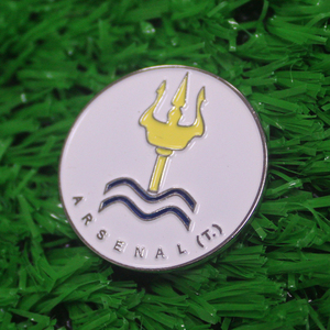 Marcadores de bolas de diseño de varias formas al mejor precio, accesorio de Golf, imán, logotipo personalizado, alfabeto, esmalte suave, marcador de pelotas de Golf de Metal - Product Image 6
