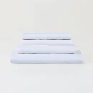 Parure <span class=keywords><strong>de</strong></span> lit moderne en lin tissé, douce, respirante, écologique, biologique, pour la maison ou les mariages, tailles Queen, <span class=keywords><strong>sac</strong></span> uni - Product Image 6