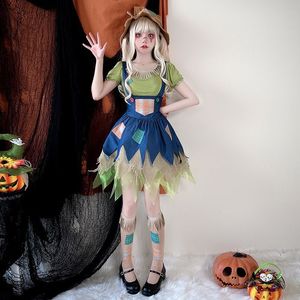 Costume da Spaventapasseri Huayi, Abito in Stile Cameriera in Seta per Adulti, per Feste e Spettacoli, Costume da Ragazza Anime - Product Image 5