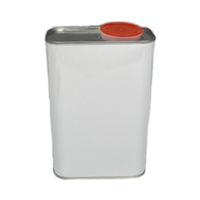 Bidon métallique en fer blanc de 1L à usage chimique, scellé à vis, pour emballage d'huile moteur, vente en gros, impression offset CMYK, directement de l'usine