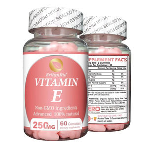 Las gomitas de vitamina E más vendidas nutren profundamente la piel y son compatibles con las 60 gomitas sin OGM - Product Image 1