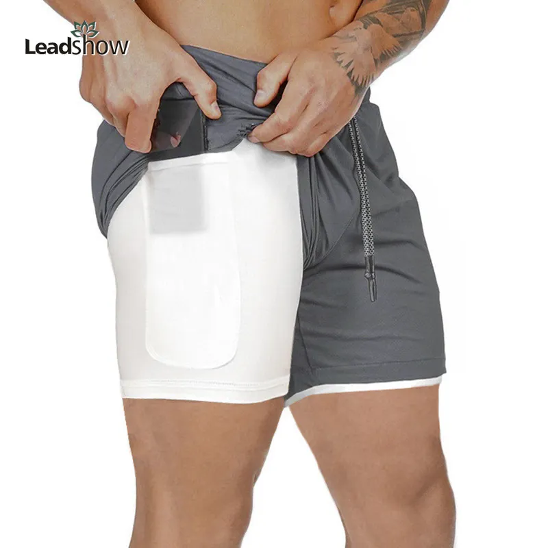 Men Active Wear Blank Breathable Dry Fit Plus Size Workout Training Drawstring Shorts Mens Gym Sports Jogger Shorts With Pockets