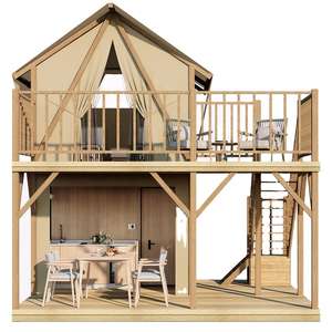 Casa de Lujo para Acampar al Aire Libre, Campamento, Zona Escénica Nómada, Alojamiento para Acampar, Cabaña Vacacional, Tienda de Campaña de Doble Capa Tipo Hotel - Product Image 1