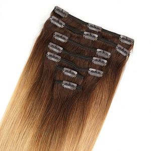 Extensiones de Cabello Humano Virgen Brasileño 100% Remy, con Clip, Sin Costuras, al por Mayor - Product Image 3