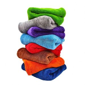 Serviette de lavage de voiture en microfibre super fine double face épaissie 1200g - Product Image 1