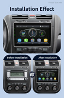 Lecteur MP5 pour voiture BQCC 2 Din 10,1 pouces avec écran tactile IPS 2,5D, CarPlay sans fil, Android Auto, MirrorLink, radio FM, prise en charge de la caméra de recul, autoradio Android