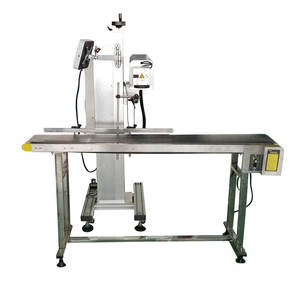 โรงงานขายส่งตั้งค่าง่ายเครื่องหมายเลเซอร์บิน CO2 เลเซอร์ไฟเบอร์อัตโนมัติ BAST / แท็กหู / รูปแบบการพิมพ์ขวดน้ํา - Product Image 2