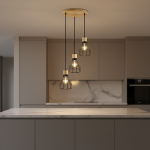 Lampada a Sospensione Nordica Minimalista per Tavolo da Pranzo, Lampadario per Sala da Pranzo in Legno Stile Nordico - Product Image 1