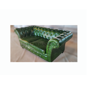 Sofá de Dos Plazas con Alas, Diseño Elegante Tapizado, Respaldo Alto Cómodo, Reposabrazos con Alas, Elegante y Duradero, Perfecto para la Sala de Estar - Product Image 1