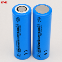 Batterie lithium-ion EVE 18650 26V 2650mAh 3.6V, 1000 cycles, cellule pouvant être utilisée pour le pack de batterie de scooter électrique