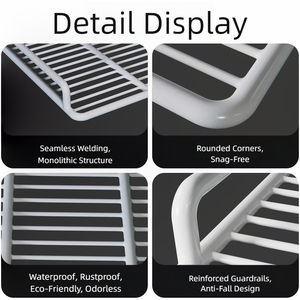 Tủ lạnh Tủ đông nhựa bọc trắng khung dây Kệ tùy chỉnh tinh thần lưới bán lẻ kệ giá - Product Image 4