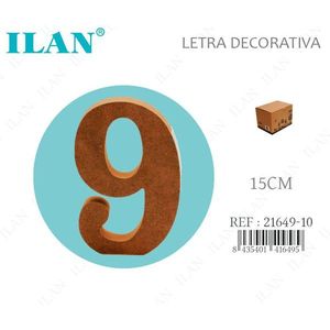 Lettera Decorativa Ilan 9x15cm per Decorazioni Casa - Product Image 1