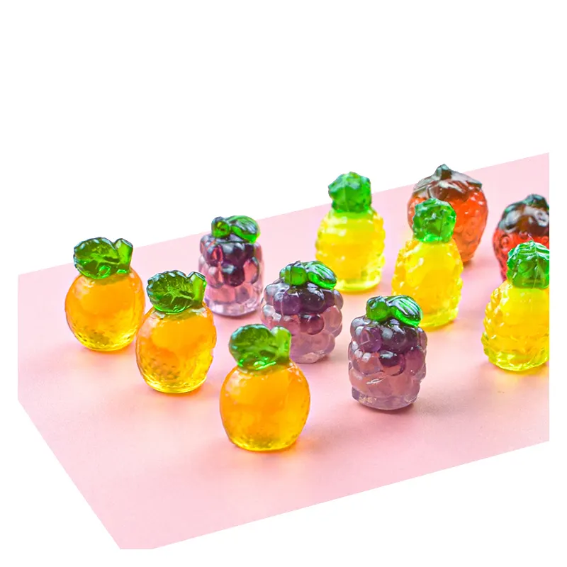 OEM 4D Colour ful Gummy Candy Hersteller mit hochwertigem 3D Fruit Shaped Gummy