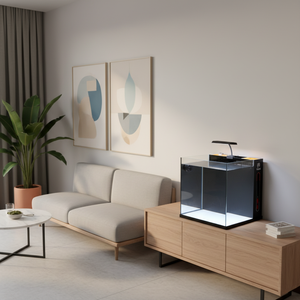 ตู้ปลาทรงสี่เหลี่ยมผืนผ้าแบบกำหนดความจุเอง ZooBAM ทำจากแก้ว ทนทานต่อสภาพแวดล้อม ใช้ได้ทั้งน้ำเค็มและน้ำจืด เหมาะสำหรับปลาและปะการัง - Product Image 1