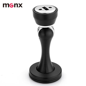 Butée de porte de haute qualité en alliage de zinc, butée de porte magnétique puissante, sans perçage, anti-collision, montage au sol - Product Image 5