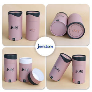Proveedores experimentados Logotipo impreso personalizado Kraft cilindro artesanal tubo de papel embalaje con tapa - Product Image 1