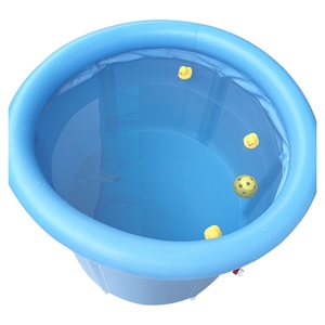 Baignoire de glace en bâche PVC grande taille pour adulte avec anneau gonflable - Product Image 4