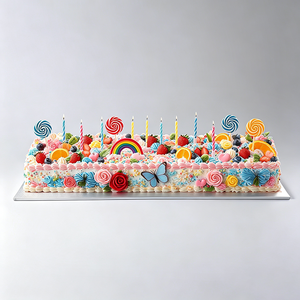 SunShine Prix de Gros Fournitures pour Gâteaux Plateau à Gâteau Rectangulaire en Carton Ondulé Blanc de Haute Qualité 1,2 m - Product Image 4