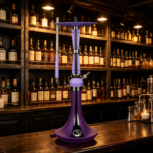Cachimba portátil de cristal multicolor, set de cachimba de acero inoxidable de 63 cm, cachimba árabe tipo bolígrafo, en stock. - Product Image 3