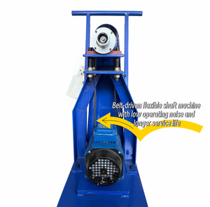 Machine à arbre flexible industrielle à entraînement par courroie, moteur sans balais à vitesse variable, 1500W, multifonction, petite courroie - Product Image 3