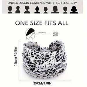 Diadema Deportiva Antideslizante y Elástica para Yoga, Estilo Bohemio, para Mujer, Secado Rápido, Accesorio para el Cabello - Product Image 5