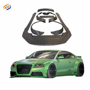 Para Audi <span class=keywords><strong>A5</strong></span> S5 actualización LB estilo Kit de cuerpo ancho guardabarros difusor delantero faldón lateral difusor trasero alerón trasero parachoques - Product Image 1