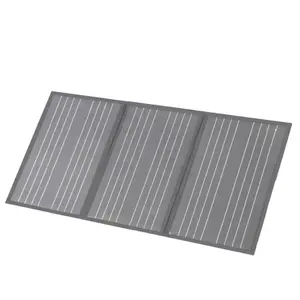 Foldable Portable Solar Panel 18V ETFE Flexible Solar Panel ZW-80W-FP Collapsible Solar Panels Charger 80W