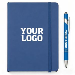Wholesale Promotion Business for Office Gifts Custom Logo Printed A5 A6 Pu Leather Notebook - Product Image 1