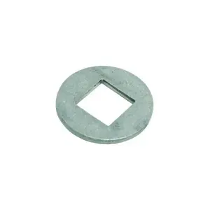 China supplier Zinc Plated Steel Round Washer With Square Hole