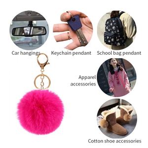 Llavero de Peluche Suave con Forma de Conejito, Llavero de Peluche con Pompón de Anime para Negocios - Product Image 4