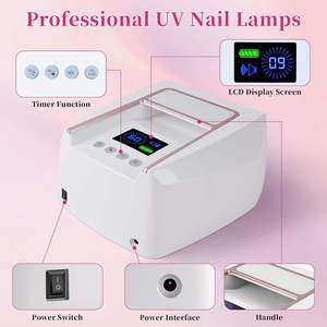 Sèche-ongles professionnel avec écran tactile LCD, 126W, rechargeable, sans fil, <span class=keywords><strong>lampe</strong></span> <span class=keywords><strong>UV</strong></span> LED pour la polymérisation de tous les gels - Product Image 5