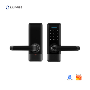 Liliwise Tuya Ttlock Smart Handle <b>Lock</b> Card Code FingerPrint <b>Lock</b> BLE Wifi Smart Digital Door <b>Lock</b> for Airbnb Apartment Project - Product Image 1