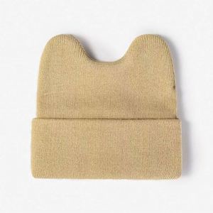 Cute Shape Character Beanie Cap No Logo <b>Winter</b> Knitted <b>Hat</b> Girls Boys OEM Available 100% Acrylic Common Adjustable Cold Weather - Product Image 6