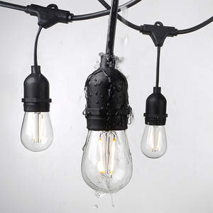 Cable de goma impermeable a granel 220V E27 Socket S14 LED Festoon Light Outdoor <span class=keywords><strong>String</strong></span> Light - Product Image 2