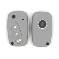 Étui de clé en TPU compatible avec Dacia Duster Sandero Stepway Logan Lodgy Dokker - Protection de télécommande Accessoire Voiture