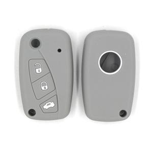 Étui de clé en TPU compatible avec <span class=keywords><strong>Dacia</strong></span> Duster Sandero Stepway Logan Lodgy Dokker - Protection de télécommande Accessoire Voiture - Product Image 3