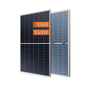 2 <span class=keywords><strong>Verres</strong></span> Solar Pv Packages Panneau solaire bifacial à double verre 200w 270W 280W Chargeur Panneau solaire pliable à demi-cellule - Product Image 1