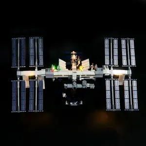 Briksmax LED 라이트 키트 레고 아이디어 국제 우주 정거장 레고 21321 Led 포함하지 레고 세트